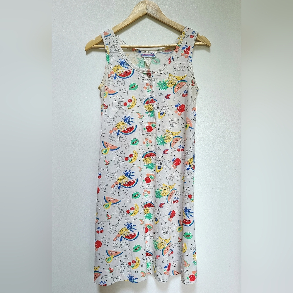 VINTAGE 90's Fruity Summer Dress